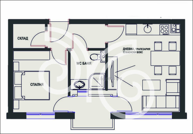 Продава 2-СТАЕН, гр. Бургас, Братя Миладинови, снимка 8 - Aпартаменти - 48069870