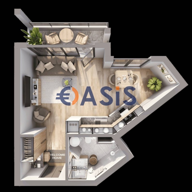 Продава 2-СТАЕН, к.к. Слънчев бряг, област Бургас, снимка 6 - Апартаменти - 52839992