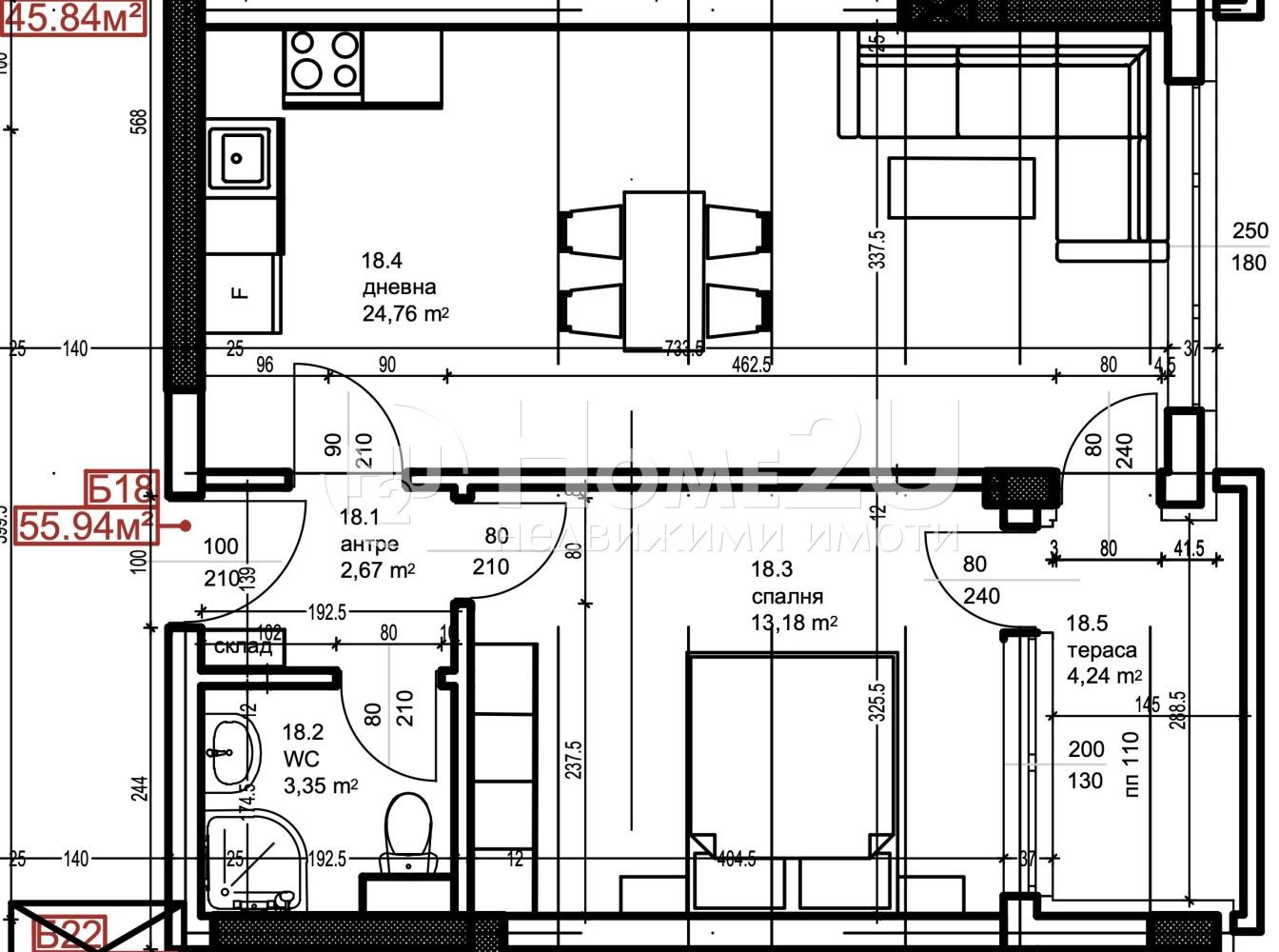 Продава 2-СТАЕН, гр. София, Малинова долина, снимка 3 - Апартаменти - 54352758
