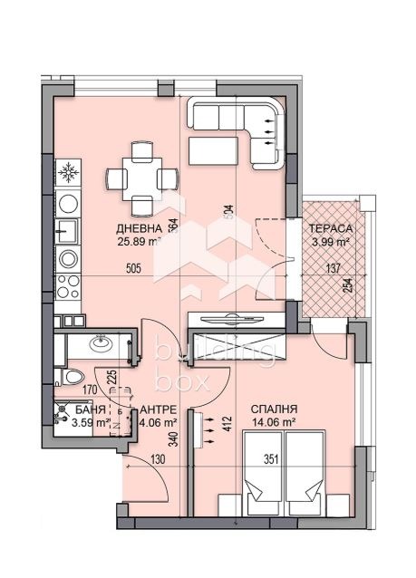 Продава 2-СТАЕН, гр. Пловдив, Гагарин, снимка 2 - Апартаменти - 53074043