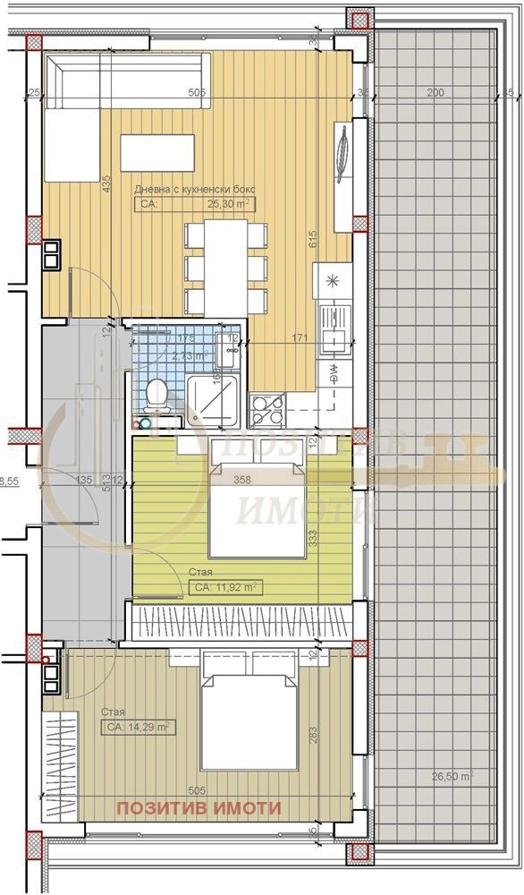 Продава 3-СТАЕН, гр. София, Павлово, снимка 13 - Апартаменти - 53963269