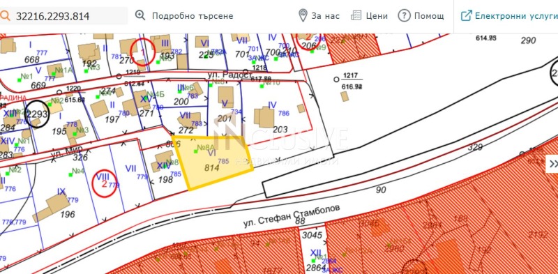 Til salgs  Plott Sofia , Bankja , 1017 kvm | 79418817 - bilde [3]