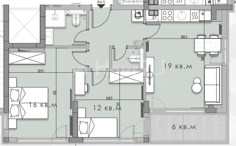 À vendre  2 chambres Sofia , Krastova vada , 87 m² | 72962264