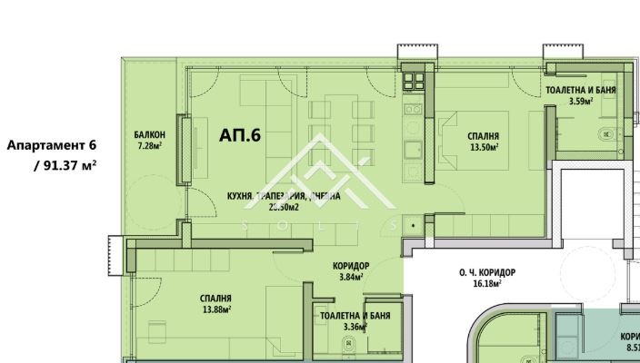 Продава 3-СТАЕН, гр. София, Лагера, снимка 7 - Апартаменти - 53065681