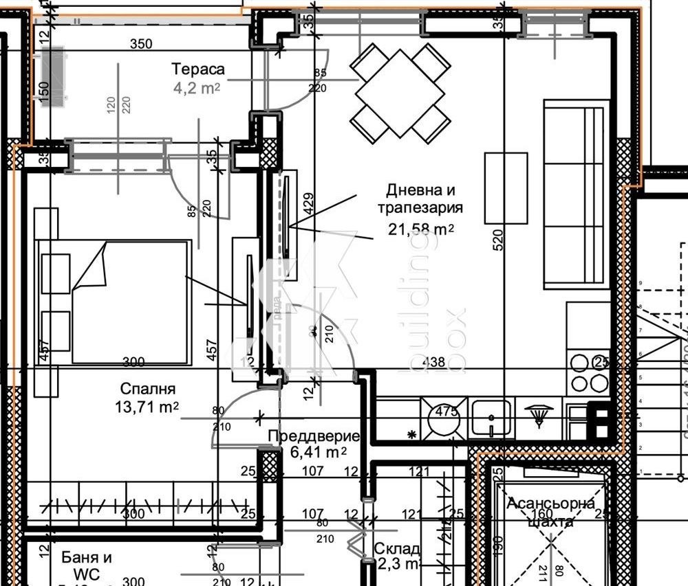 Продава 2-СТАЕН, гр. Пловдив, Остромила, снимка 9 - Апартаменти - 55219206