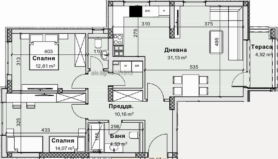 Продава 3-СТАЕН, гр. Пловдив, Остромила, снимка 2 - Апартаменти - 55131143