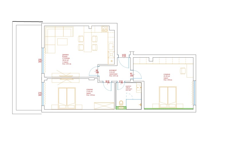 Продава 3-СТАЕН, гр. Пловдив, Остромила, снимка 12 - Aпартаменти - 48550583