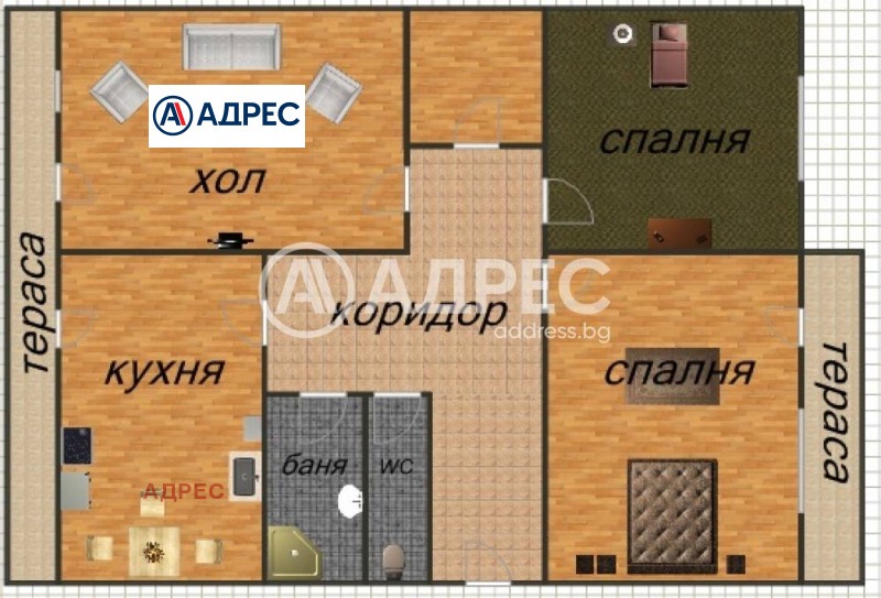 Zu verkaufen  2 Schlafzimmer Warna , Troschewo , 79 qm | 72509904 - Bild [4]