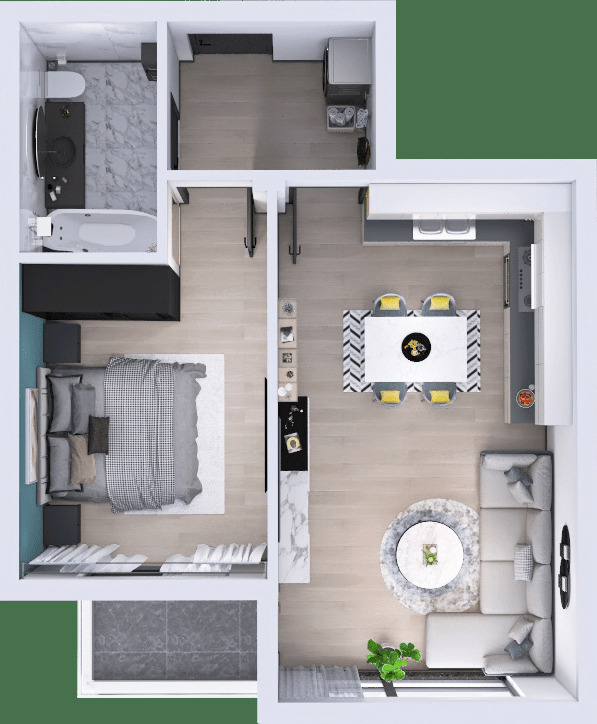 Eladó  1 hálószoba Plovdiv , Ostromila , 68 négyzetméter | 30739718 - kép [2]