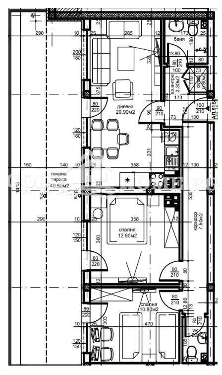 Satılık  2 yatak odası Plovdiv , Ostromila , 111 metrekare | 74355363 - görüntü [4]