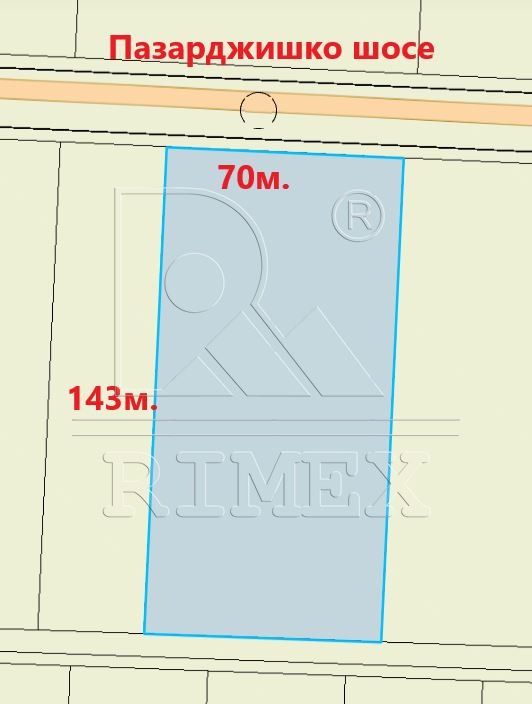 Продава ПАРЦЕЛ, гр. Пловдив, Пазарджишко шосе