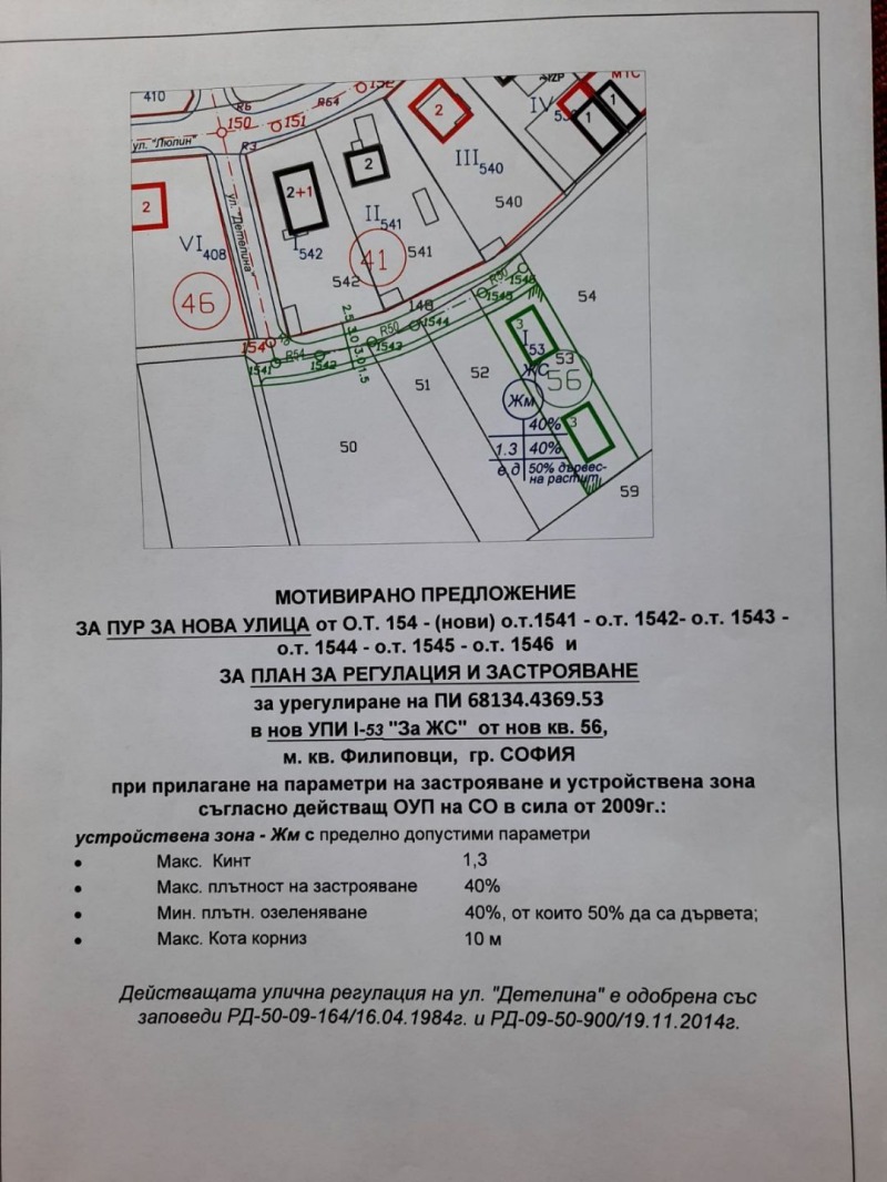 Продава ПАРЦЕЛ в град София, Филиповци - 637 кв.м / 95 000 € » 185 803.85 лв., СИСТИ
