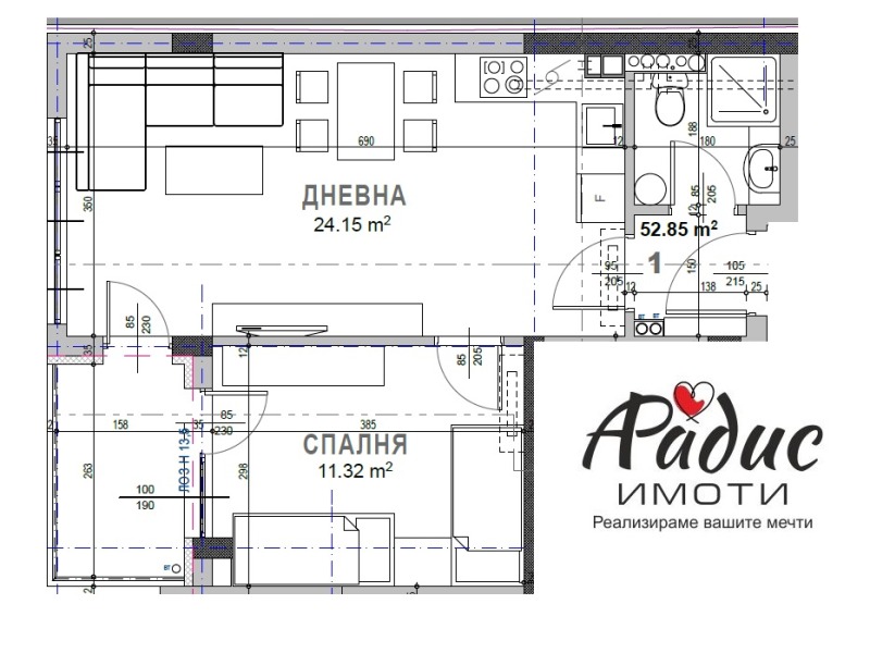 Продава 1-СТАЕН, гр. Стара Загора, Център, снимка 4 - Aпартаменти - 47547576