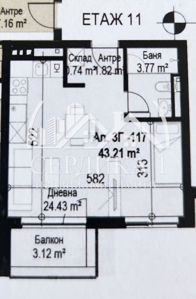 Продава 2-СТАЕН, гр. София, Банишора, снимка 5 - Апартаменти - 55212093
