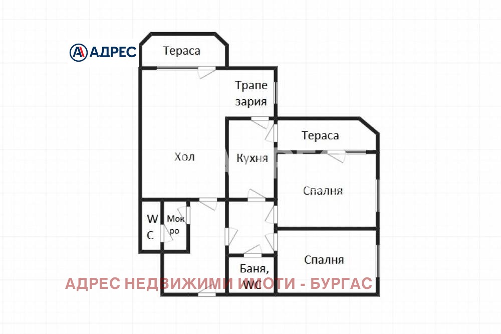Продава 3-СТАЕН, гр. Бургас, Зорница, снимка 7 - Апартаменти - 53796830