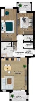 Продава 3-СТАЕН, град Пловдив, Коматево • 108060 € / 211346.99 лв. • 10966614 8