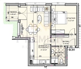 1 Schlafzimmer Winiza, Warna