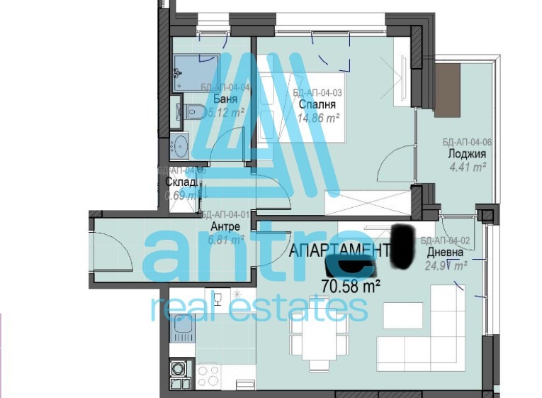 Na prodej  1 ložnice Sofia , Malinova dolina , 81 m2 | 96361779 - obraz [10]