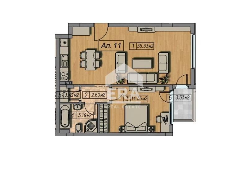 Продава 2-СТАЕН, гр. София, Център, снимка 13 - Апартаменти - 53168185