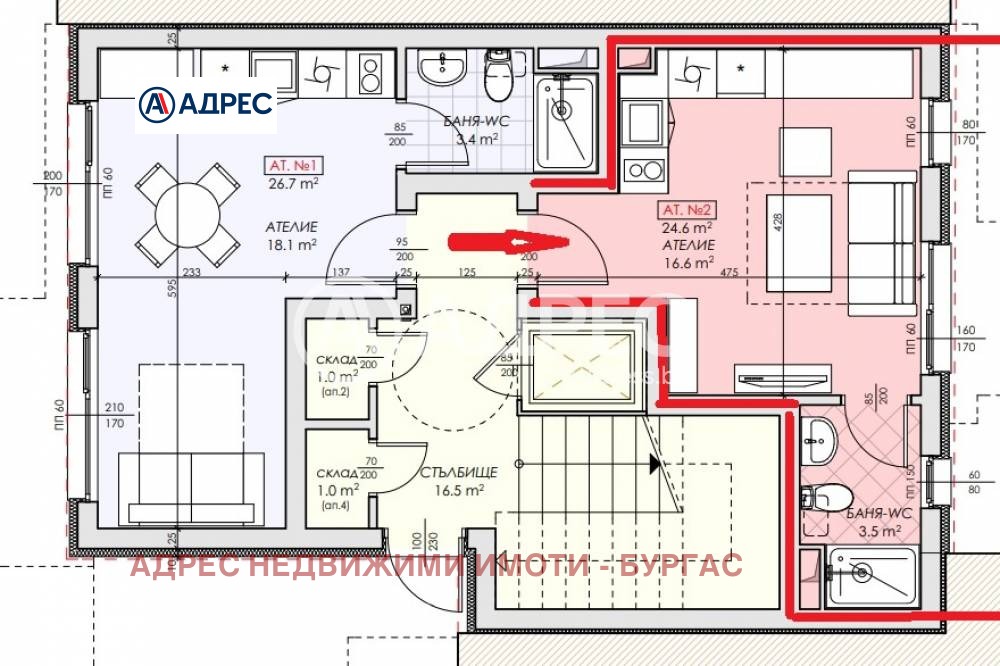 Продава 1-СТАЕН, гр. Несебър, област Бургас, снимка 2 - Апартаменти - 53945391