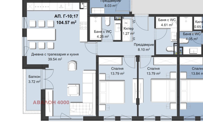 Продава 3-СТАЕН, гр. Пловдив, Христо Смирненски, снимка 11 - Апартаменти - 52301417