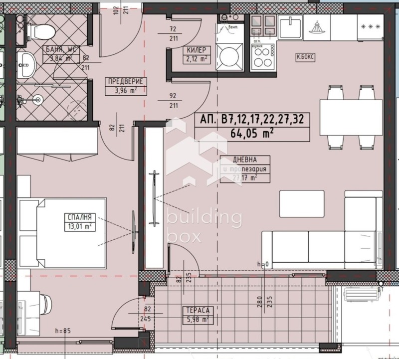 Продава  2-стаен град Пловдив , Христо Смирненски , 74 кв.м | 79119862 - изображение [8]