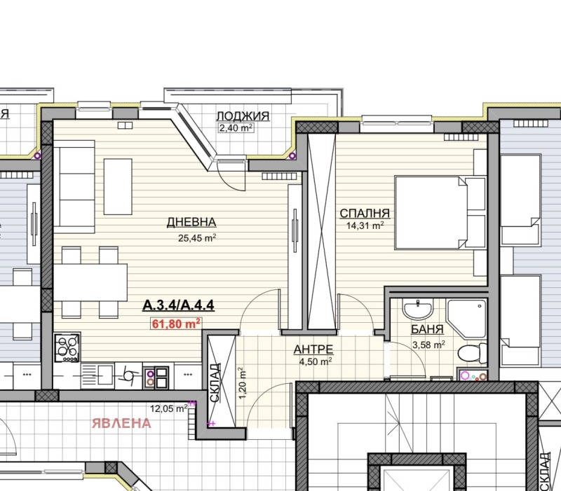 Продава 2-СТАЕН, гр. София, Красно село, снимка 5 - Апартаменти - 49838772