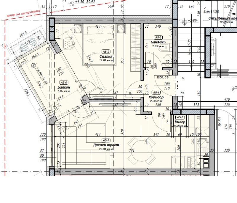 Продава 2-СТАЕН, гр. Варна, м-т Манастирски рид, снимка 5 - Апартаменти - 53113012