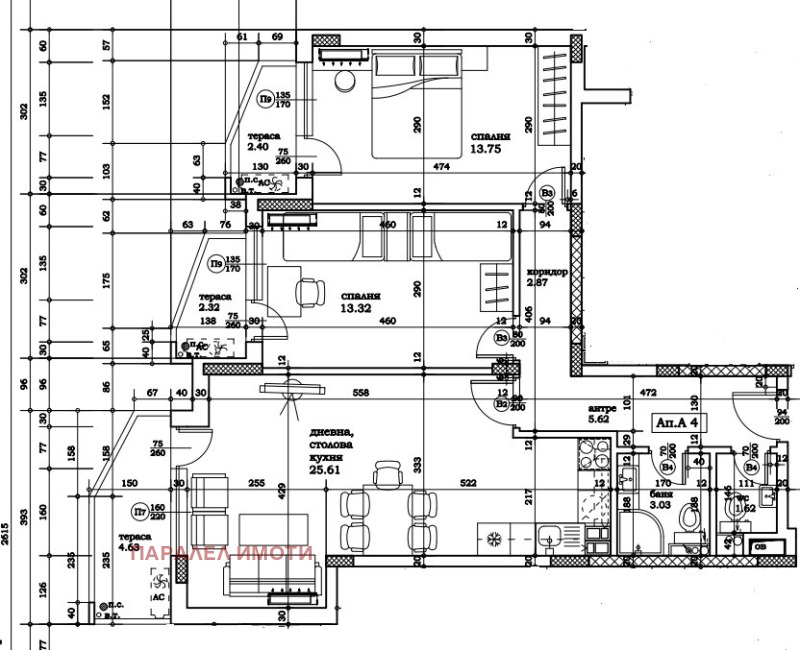 Продава 3-СТАЕН, гр. Пловдив, Тракия, снимка 1 - Aпартаменти - 46702514