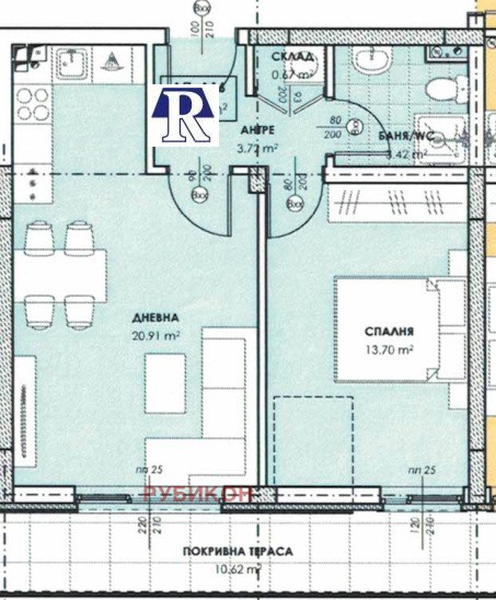 Продава 2-СТАЕН, гр. Пловдив, Южен, снимка 2 - Aпартаменти - 47420343