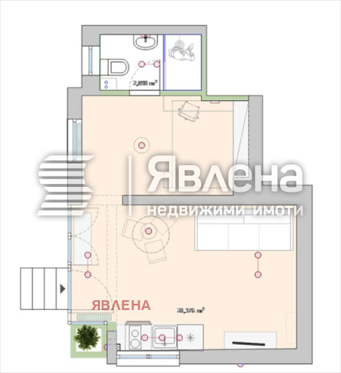 Продава 2-СТАЕН, гр. София, Център, снимка 2 - Aпартаменти - 49069051