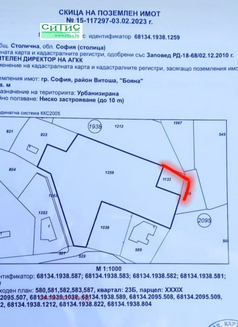 Zu verkaufen  Handlung Sofia , Bojana , 3100 qm | 59265095 - Bild [2]