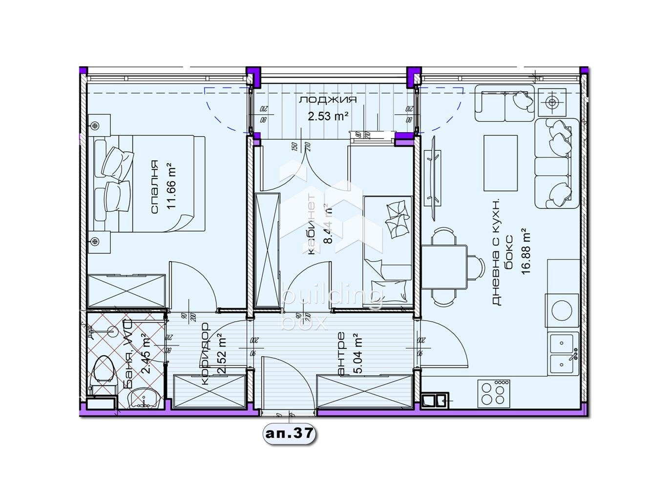Продава 3-СТАЕН, гр. Шумен, Добруджански, снимка 2 - Апартаменти - 54028087