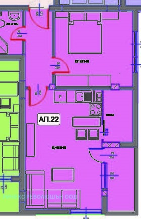 Продажба на двустайни апартаменти в област Бургас — страница 18 - изображение 19 