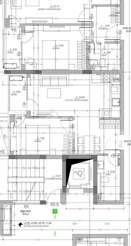 Продава 2-СТАЕН, гр. София, Малинова долина, снимка 2 - Апартаменти - 56372376