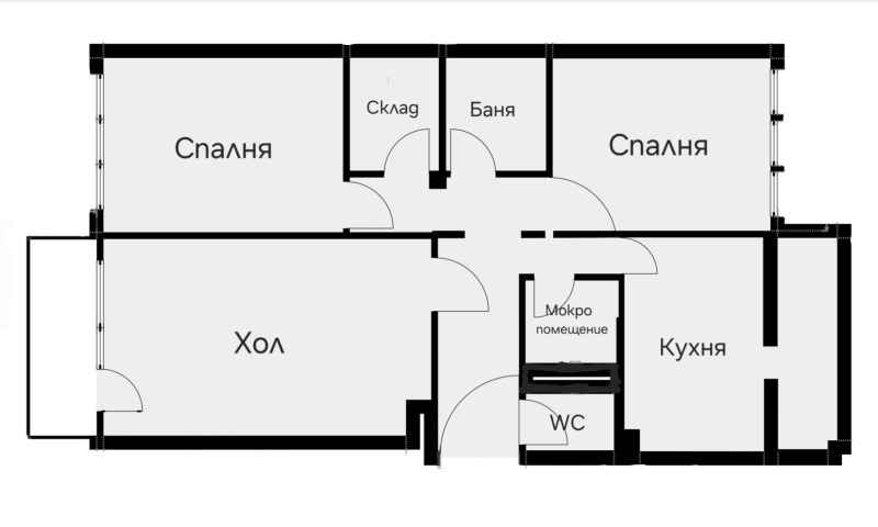 Na prodej  2 ložnice Sofia , Družba 1 , 92 m2 | 93072081 - obraz [2]