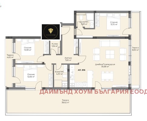 Продава 4-СТАЕН, гр. Пловдив, Христо Смирненски, снимка 2 - Aпартаменти - 47404780