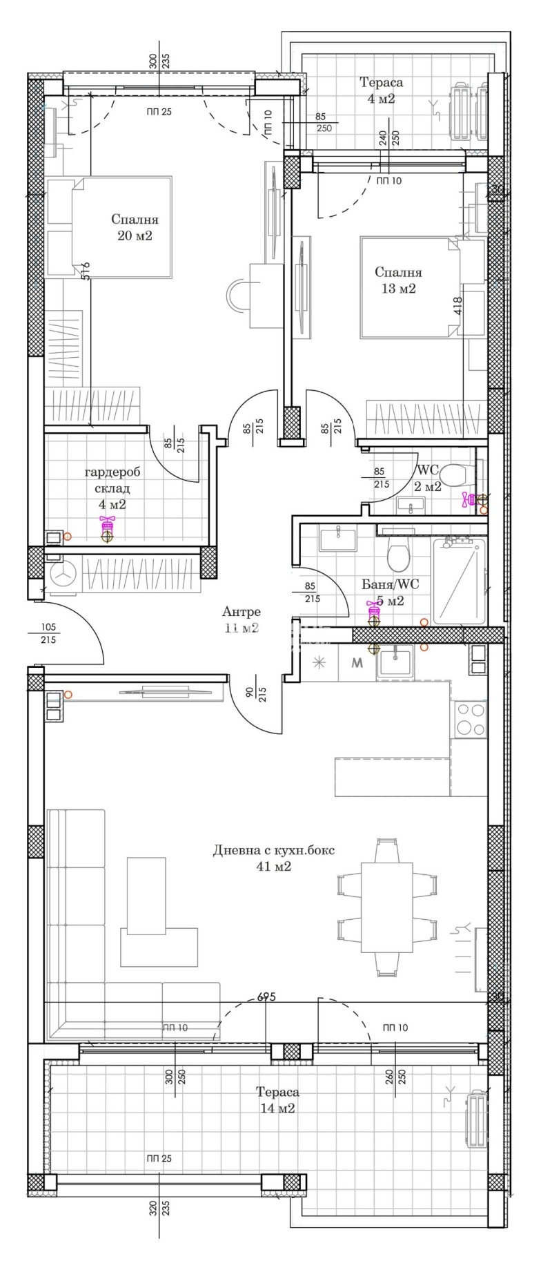 Na sprzedaż  2 sypialnie Plowdiw , Ostromila , 158 mkw | 32563285 - obraz [2]