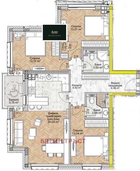 Продава 4-СТАЕН, гр. София, Люлин 8, снимка 4 - Апартаменти - 54254972