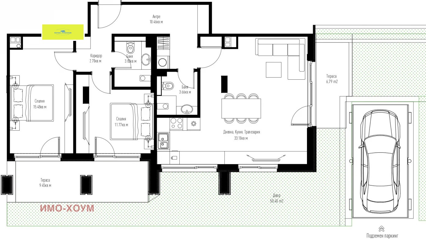 Продава 3-СТАЕН, гр. София, Манастирски ливади, снимка 2 - Апартаменти - 51877796