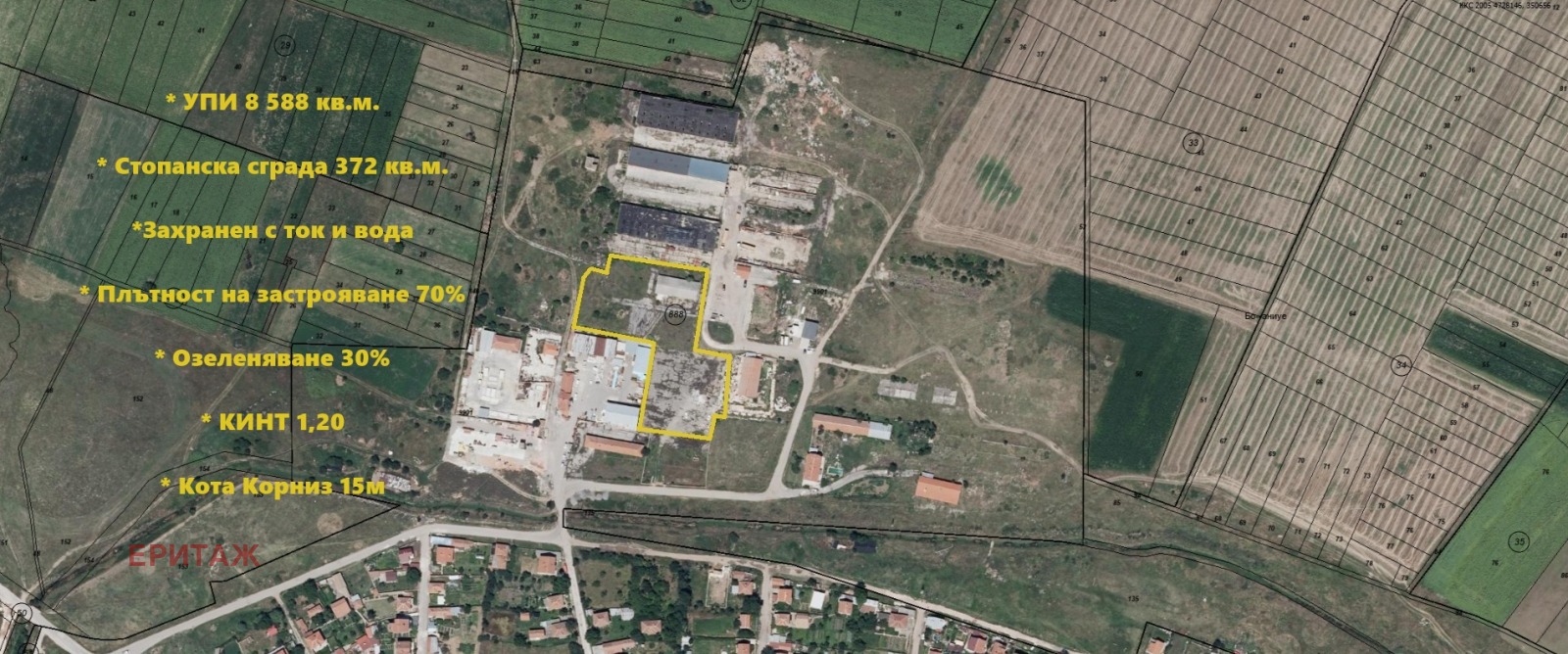 Продава ПАРЦЕЛ, с. Горна Малина, област София област