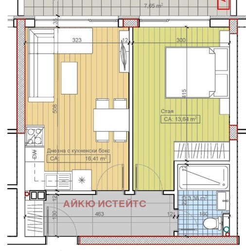 Продава 2-СТАЕН, гр. София, Бояна, снимка 4 - Aпартаменти - 48314414