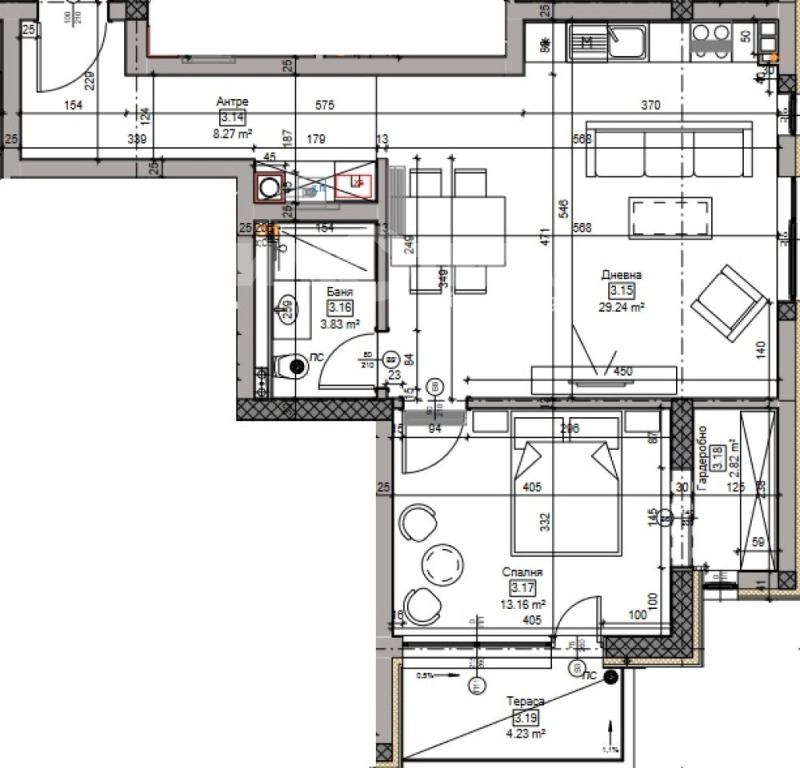 Продава 2-СТАЕН, гр. София, Хладилника, снимка 3 - Апартаменти - 49795097