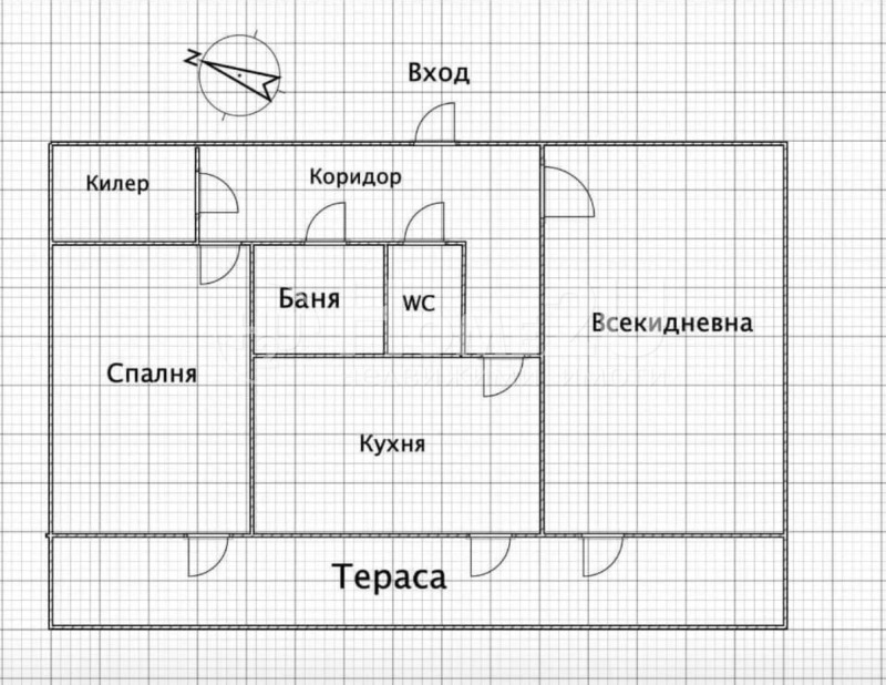 Продава 2-СТАЕН, гр. София, Толстой, снимка 14 - Апартаменти - 53010404