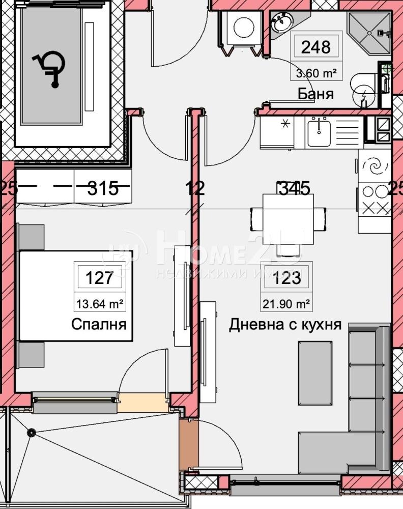 Продава 2-СТАЕН, гр. Варна, Кайсиева градина, снимка 5 - Апартаменти - 54411422