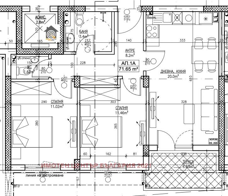 Satılık  2 yatak odası Sofia , Gorna banya , 84 metrekare | 34451423 - görüntü [3]