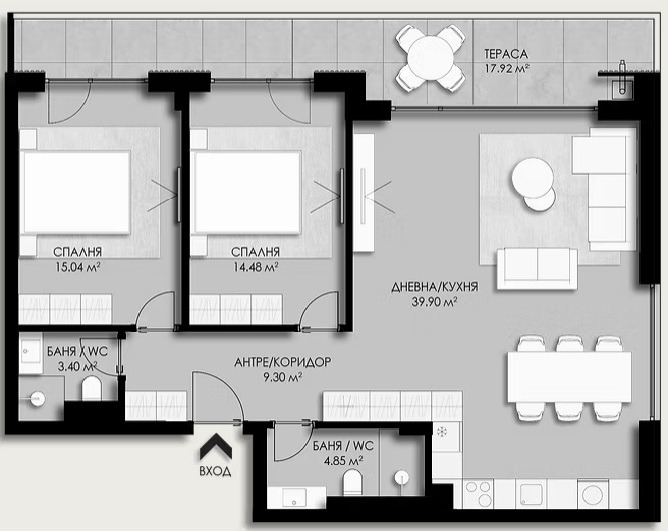 Продава 3-СТАЕН, гр. София, Драгалевци, снимка 6 - Апартаменти - 55380182