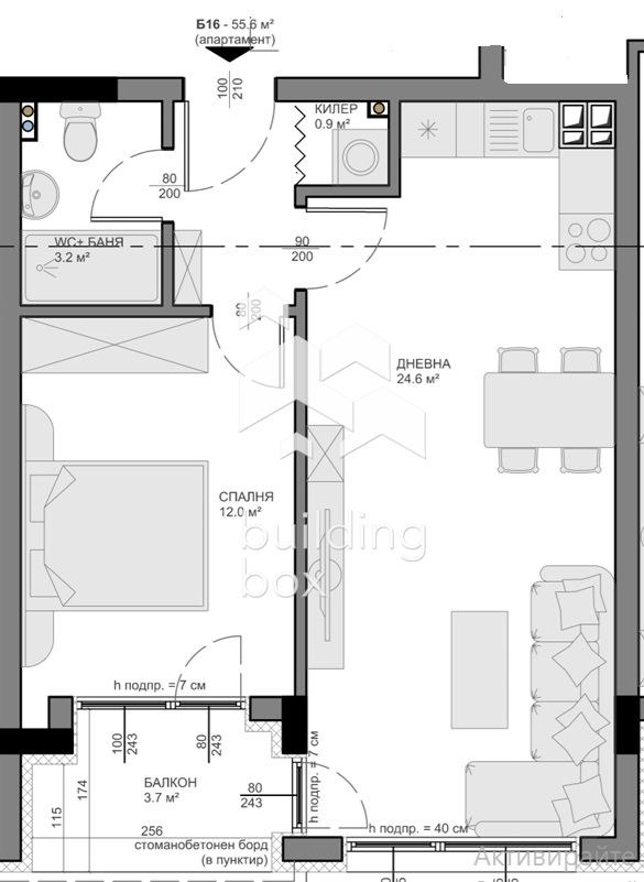 Продава 2-СТАЕН, гр. Варна, Владислав Варненчик 1, снимка 2 - Апартаменти - 54299399