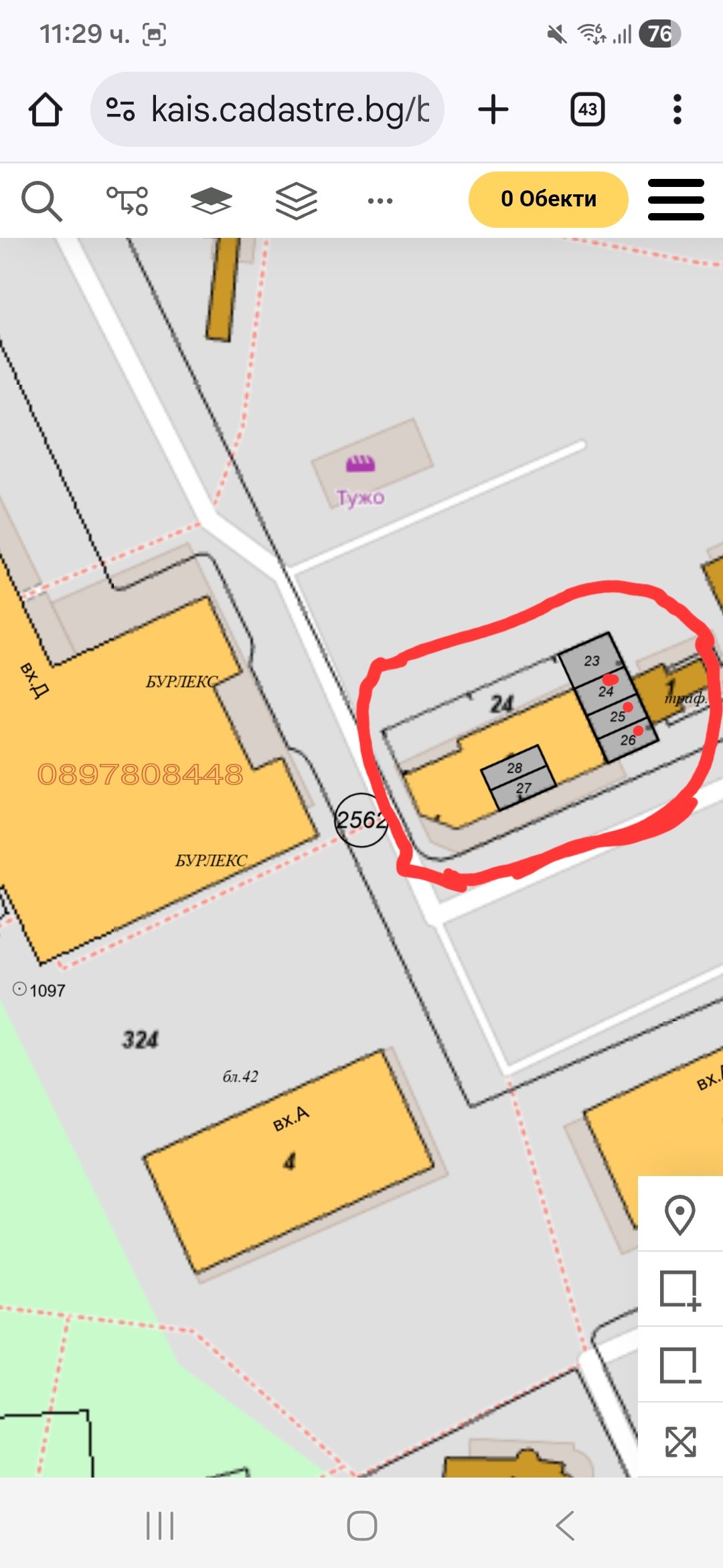 Продава ГАРАЖ, ПАРКОМЯСТО, гр. Варна, Чайка, снимка 2 - Гаражи и паркоместа - 54332186