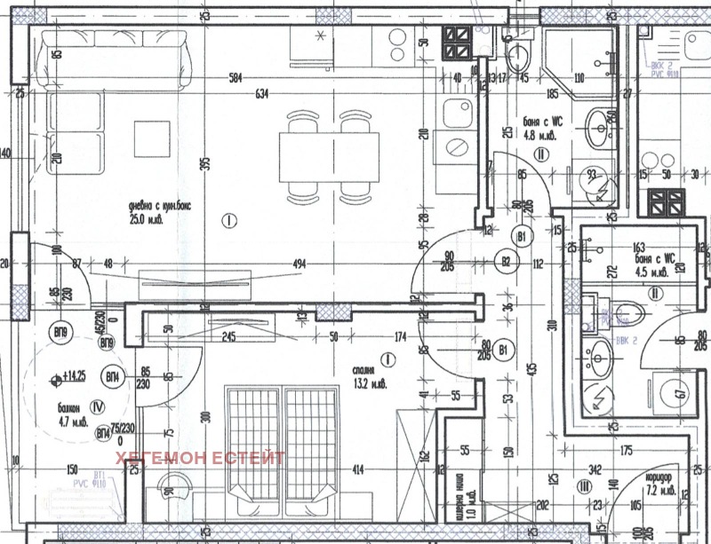 Продава 2-СТАЕН в град Варна, Левски 1 - 72 кв.м / 142 000 € » 277 727.86 лв., ХЕГЕМОН ЕСТЕЙТ